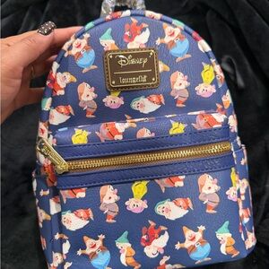 Loungefly Blue Disney Dwarfs Backpack